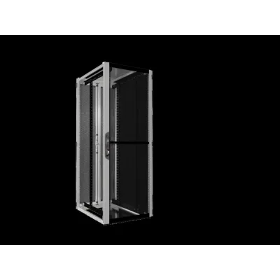 Rittal Netzwerkschrank VX 5314.116 | 47HE Serverschrank | 19 Zoll | 800x2200x1000 mm | belüftet | Stahl | RAL7035 grau