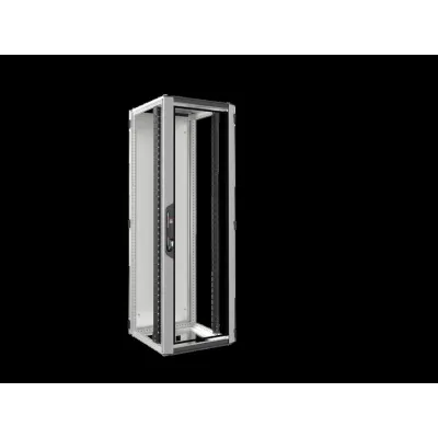 RITTAL Netzwerkschrank VX IT 5327.121 | 38HE | 600x1800x600 mm | Stahlschrank | geschlossene Sichttür | RAL7035 grau