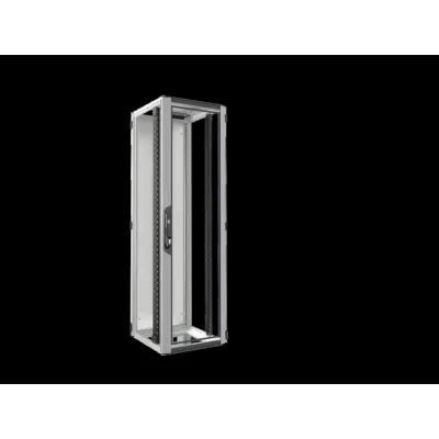 RITTAL Netzwerkschrank VX IT VX 5329.121 | 42HE | 600x2000x600 mm | Stahlschrank | Front-Sichttür | RAL7035 grau