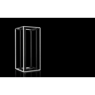 RITTAL Netzwerkschrank VX IT Open 1182.095 | 19 Zoll 42HE | 800x2000x1000 mm | Stahl | IP00 | zerlegbar | grau RAL 7035