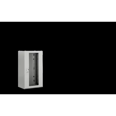 Rittal Netzwerkschrank TX CableNet 7888.616 | 19 Zoll 24HE | 600x1200x600 mm | Glastür | IP20 | grau