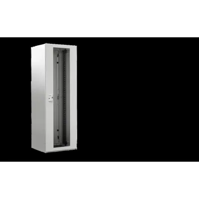 RITTAL Netzwerkschrank TX CableNet 7888.628 | 42HE 19 Zoll | 600x2000x800 mm | Glastür | RAL 7035 | IP20 | Stahl