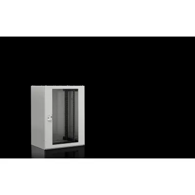 RITTAL Netzwerkschrank TX CableNet 7888.818 | 24HE | 19 Zoll | 800x1200x800 mm | Glas-Sichttür | Stahl | IP20 | grau