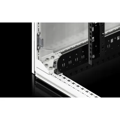 Rittal Netzwerkschrank TX CableNet 7888.828 | 19 Zoll 42HE | Sichttür Glas | B800xH2000xT800 | Stahl | IP20 | grau