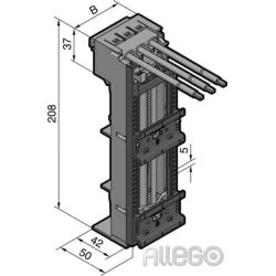 Rittal OM-Adapter 32A 3p m.2Tr. B=45mm SV 9340.380