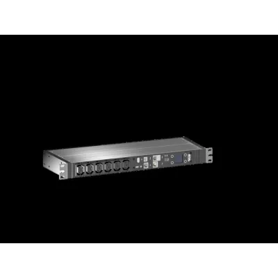 Rittal PDU switched DK 7979.302 | 19 Zoll | 6x C13 | IEC-C20 | 16A | einzeln schaltbar | Energiemessung | SNMP | schwarz