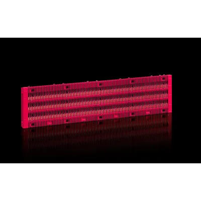 RITTAL Sammelschienensystem RX 9360.004 | RiLineX Board 550A 3-polig | 60mm Schienenabstand | Kupfer | 30x5mm | B:905mm