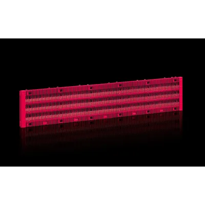 RITTAL Sammelschienensystem RX 9360.028 | RiLineX Board 800A 3-polig | 60mm | Kupfer | 65kA | 1105x246x49mm