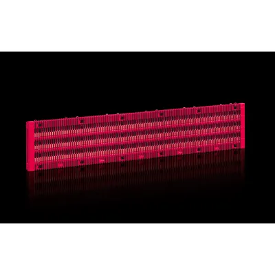 RITTAL Sammelschienensystem RX 9360.028 | RiLineX Board 800A 3-polig | 60mm | Kupfer | 65kA | 1105x246x49mm