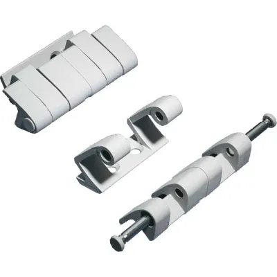 Rittal Scharnier TS 8800.190 180° für Stahlblechtür | innenliegend | unbehandelt | Stahl | RAL 7035 Lichtgrau | VE=4