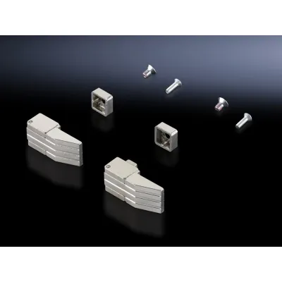 Rittal Scharnier EL 1950.000 für Blindplatten | außenliegend | 90° Öffnung | Aluminium verzinkt | inkl. Befestigung