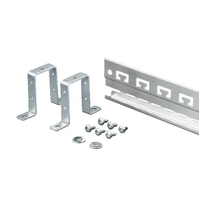 Rittal Schiene SZ 2388.050 | EMV-Schirmbügelschiene | Zugentlastung | 1000 mm | Aluminium | Montagezubehör