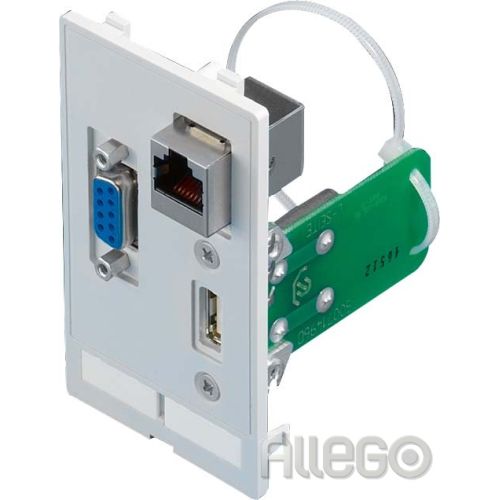 Bild: Rittal Schnittstellenneinsatz USB Bf.A,RJ45,SUB- SZ 2482.570