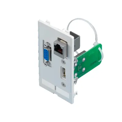 Rittal Schnittstellenneinsatz USB Bf.A,RJ45,SUB- SZ 2482.570