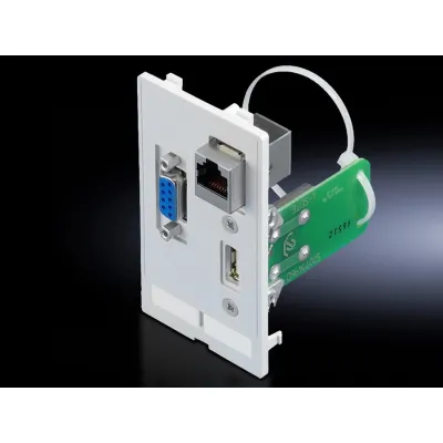 Rittal Schnittstellenneinsatz USB Bf.A,RJ45,SUB- SZ 2482.570