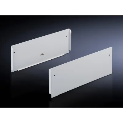 Rittal Seitenwand TS 8600.510 | Kabelrangierraum | Schranktiefe 500 mm | Stahlblech | RAL 7035 Grau | pulverbeschichtet