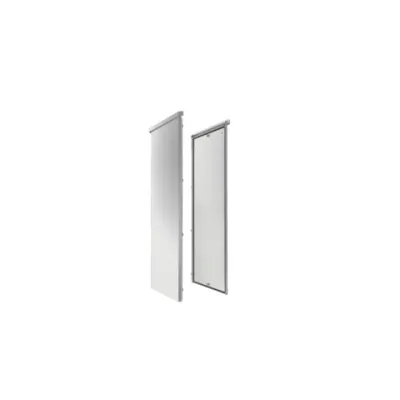 Rittal Seitenwand doppelwandig CS 9781.280 | Aluminium AlMg3 | 2000x800 mm | pulverbeschichtet | grau RAL7035
