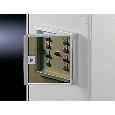 Rittal Sichtfenster FT 2791.000 | Für Bedientableau 2741 | IP20 | 297x377x35mm | Aluminiumrahmen | Acrylglas rauchfarben