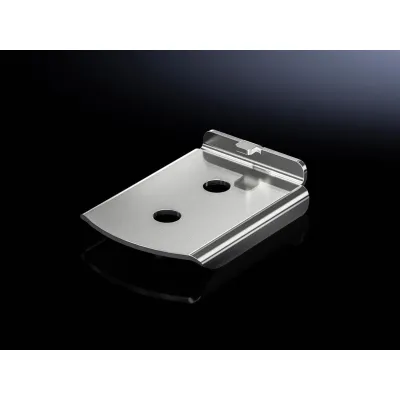 Rittal Sockel-Adapter VX 8100.770 | für Doppel-Lenkrolle & Nivellierfuß | Stahlblech | 4 Stück | natur