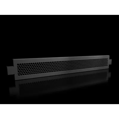 Rittal Sockel-Blende VX 8620.091 | belüftet | für Schaltschrank B/T 800 mm | Stahl schwarz | 100 mm hoch