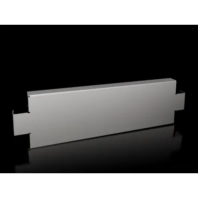 Rittal Sockelblende VX 8620.071 | seitlich | 100 mm Höhe | für Tiefe 500 mm | Edelstahl rostfrei | Silber