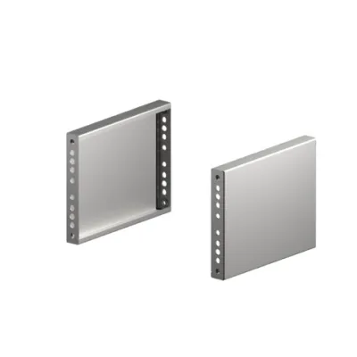 Rittal Sockelblende VX 8660.080 | Edelstahl 1.4301 | H: 200 mm | T: 400 mm | für Kabelrangierung