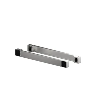 RITTAL Sockel-Eckstück VX 8660.052 | Vorder-/Rückseite | H 100 mm | B 1000 mm | Edelstahl 1.4301 | RAL 9006