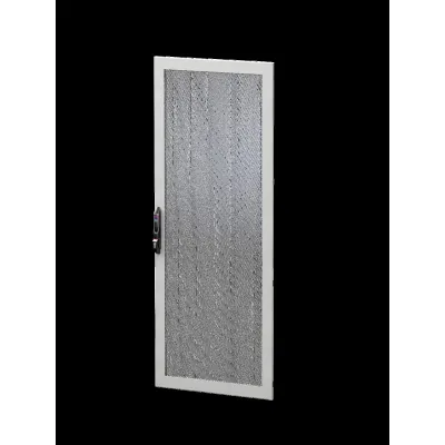 Rittal Stahlblechtür DK 5301.561 | für VX IT Serverschrank | 600x2000 mm | belüftet | pulverbeschichtet | RAL 7035