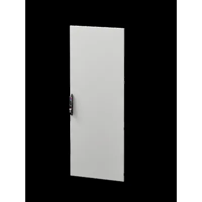 RITTAL Stahlblechtür DK 5301.542 | Netzwerkschrank Tür für VX IT 800x2200 mm | IP55 | pulverbeschichtet Stahl | grau