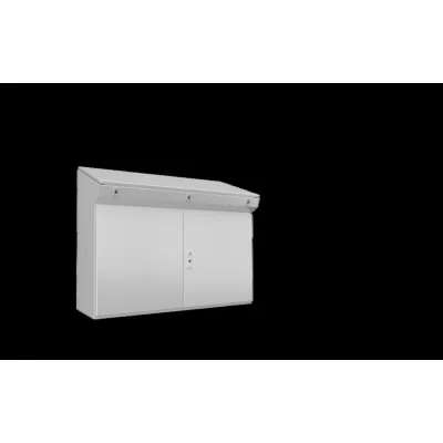 Rittal Standpult CX 6742.000 | Pultsystem IP55 | 1200x970x400 mm | Stahlblech | grau RAL 7035 | 2 Türen