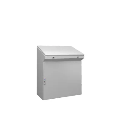 Rittal Standpult TP 6748.600 | Pultsystem IP55 | 800x975x400 mm | Stahl pulverbeschichtet | 1-türig | grau