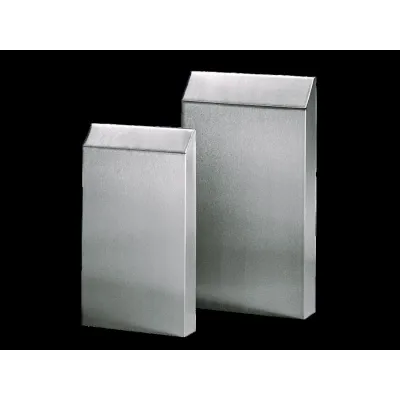 Rittal Strahlwasserhaube SK 3239.080 | für SK 3239 Filterlüfter | 233x330x55 mm | Edelstahl grau | pulverbeschichtet