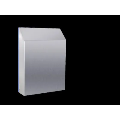 Rittal Strahlwasserhaube SK 3240.080 | Dachblech Filterlüfter IP56 | 390x282x85 mm | Stahl pulverbeschichtet
