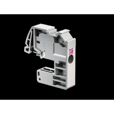 Rittal Sammelschienenklemme SV 3455.505 | Leiteranschlussklemme 0,5–6 mm² | Push-in Technik | für 10 mm Schiene | grau