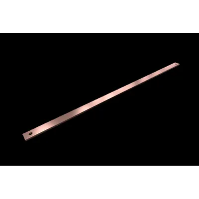 Rittal PE/PEN-Sammelschiene SV 9686.522 | Kupfer | 1100x30x5 mm | 20 Anschlüsse | 13A