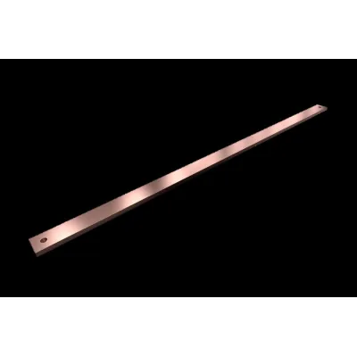 Rittal Sammelschiene SV 9686.542 | PE/PEN-Sammelschiene | E-Cu Kupfer | 40x10 mm | Länge 1100 mm | 20 Anschlüsse | 13A