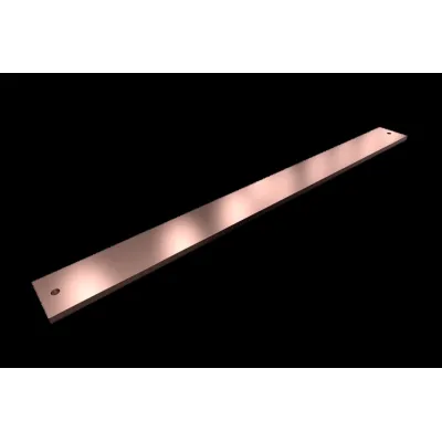 Rittal SV PE/PEN-Sammelschiene 9686.580 | Kupfer E-Cu | 80x10 mm | 900 mm Länge | 20 Anschlüsse | 13A