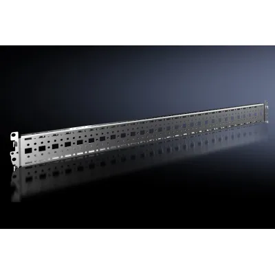 Rittal System-Chassis VX 8617.040 | Montageschiene 18x64mm | für Montageebene 800x800mm | Stahl Zink RAL 9006