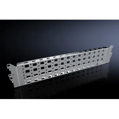 Rittal Einbauprofil VX 8100.731 | System-Chassis 23x89mm | Edelstahl 1.4301 | für Schrank 500x500mm | VE2