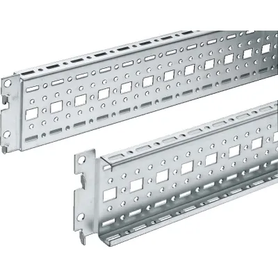 Rittal System-Chassis TS 8612.100 | Tragschiene 1000mm horizontal außen | 5 Lochreihen | Stahl verzinkt | VE=4