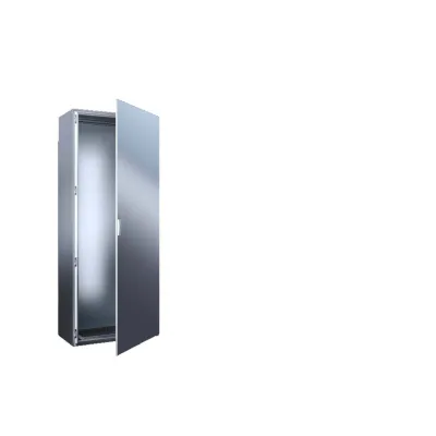 Rittal System-Einzelschrank SE 5852.680 | Schaltschrank Edelstahl 304 | IP55 | 800x1800x500 mm | gebürstet | 1 Tür