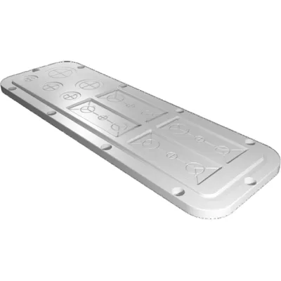 Rittal Kunststoff-Flanschplatte SZ 2563.200 | Einführungsflansch AX | 447x149mm | modular | Membran | gerade