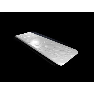 Rittal Flanschplatte AX 2564.300 | Kunststoff | Membran | Größe 4 | 534x149 mm | für AX Gehäuse | unbehandelt