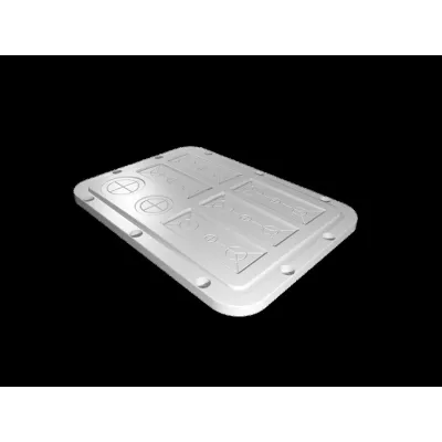 RITTAL SZ Kunststoff-Flanschplatte 2565.200 | Einführungsflansch AX Größe 5 | 301x221 mm | modular | PG | unbehandelt