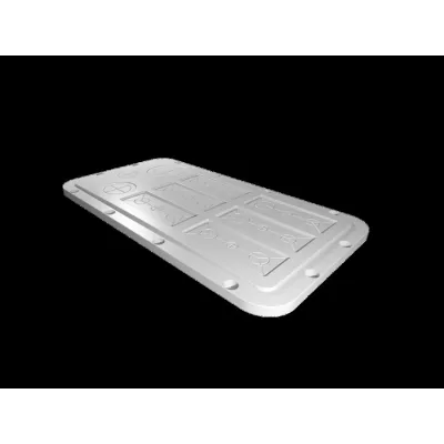 RITTAL SZ Kunststoff-Flanschplatte 2566.200 | Einführungsflansch AX | 401x221 mm | modular | ohne Vorprägung