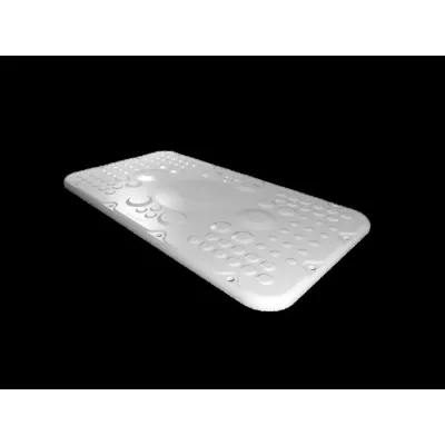 Rittal Flanschplatte AX 2566.300 | Membran | Kunststoff | 401x221 mm | Größe 6 | für Steckverbinder | unbehandelt