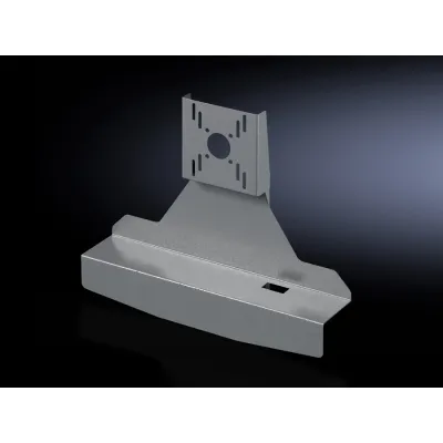 Rittal TFT-Halter SM 2383.030 | Monitorhalterung für Tisch-TFTs bis 21 Zoll | Metall | 477x372x110,5 mm | Grau RAL 7024