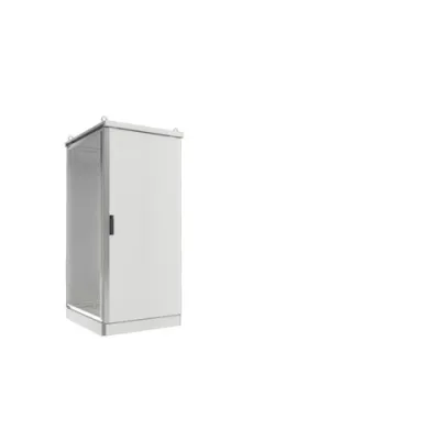 Rittal Schaltschrank CS 9781.866 | Aluminium | IP55 | 800x1745x600 mm | Outdoor | anreihbar | grau RAL 7035