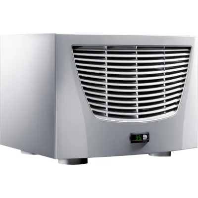 Rittal Luft/Wasser-Wärmetauscher SK 3209.500 | 2,5 kW 230V AC/DC | Dachaufbau | Kupfer/Messing | 597x417x475 mm