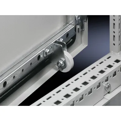 Rittal Türlaufrolle TS 4538.000 | Auflaufrolle für Schaltschrank TS/SE/PC | VE10 | Metall | für schwere Türen
